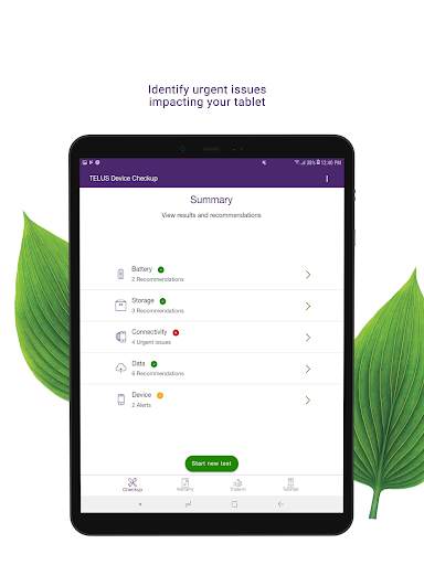 TELUS Device Checkup® 11 تصوير الشاشة