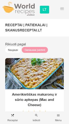 WorldRecipes.eu Przepisy screenshot 2