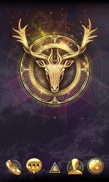 Golden Dream GO Launcher Theme screenshot 3