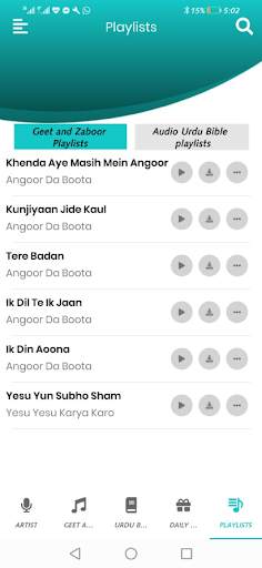 Parastish - Audio Geet Zaboor, Bible, Daily Verses screenshot 3