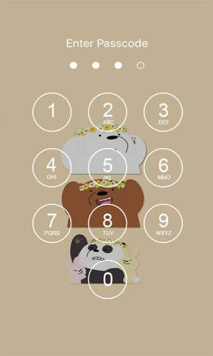 Cute Bear Lock Screen screenshot 4