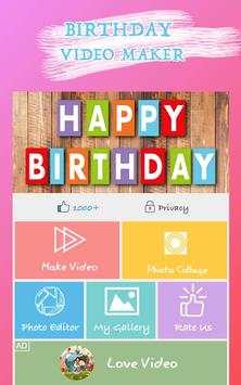 Birthday Video Maker - Slideshow Maker screenshot 1