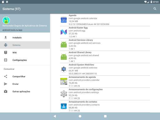 Gerenciador de aplicativos do sistema screenshot 20