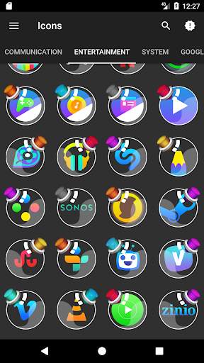 Bottle - Icon Pack 8 تصوير الشاشة