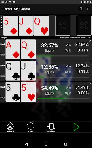 Poker Odds Camera Calculator screenshot 8