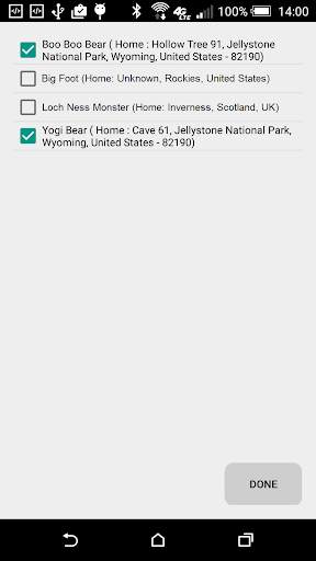 Phone Address-Book to Envelope screenshot 3