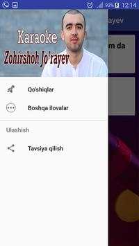 Karaoke - Zohirshoh Jo'rayev screenshot 1