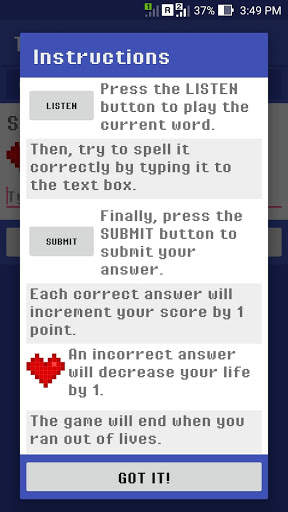 The Spelling Game screenshot 2