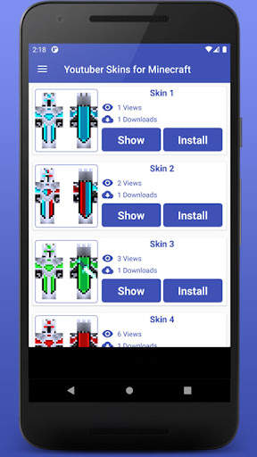 Youtuber Skins for Minecraft screenshot 4