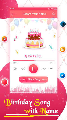 Birthday Song with Name screenshot 5