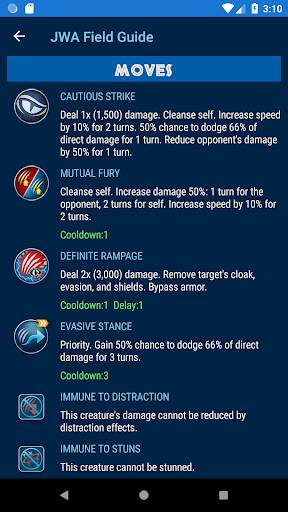 JWA Field Guide screenshot 3
