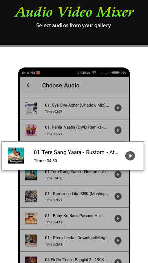 Audio Video Mixer - Add Audio to Video screenshot 3