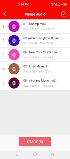 Mp3 cutter, merge audio screenshot 6