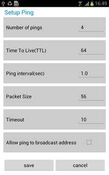 ping google,yahoo,facebook ... screenshot 5