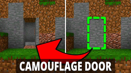 Camouflage Door Mod Minecraft screenshot 1