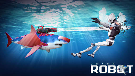 Swat Robot Shark Evolution Wars - Shark Tank Games screenshot 3