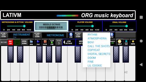 ORG music keyboard screenshot 8