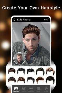 Men Stylish Beard, Hair Photo Editor screenshot 1