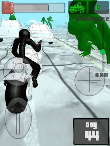 Stickman Zombie: Motorcycle Ra screenshot 24