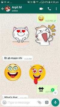Free Messenger Whats 2019 Stickers screenshot 1