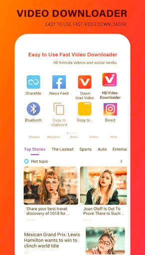 Video Downloader - VidMedia HD Video Downloader screenshot 1
