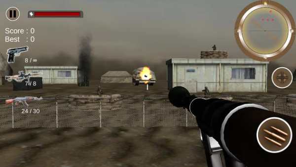 Sniper War battlefield 3D screenshot 6
