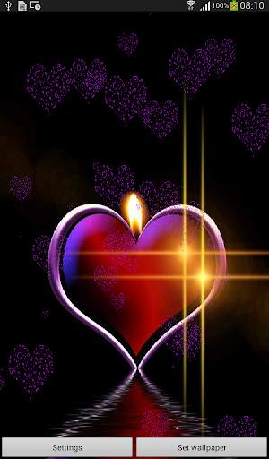 Heart Droplets Live Wallpaper screenshot 3
