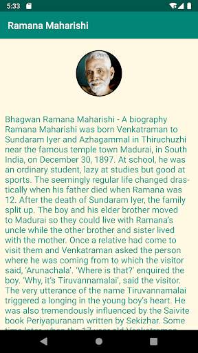 Ramana Maharishi screenshot 3