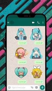 Hatsune Miku Stickers For Whatsapp screenshot 6