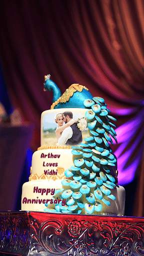 Name Photo On Anniversary Cake 4 تصوير الشاشة