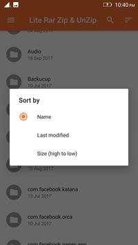 Easy Unrar Tool - Rar Unrar Zip & Unzip Files screenshot 4
