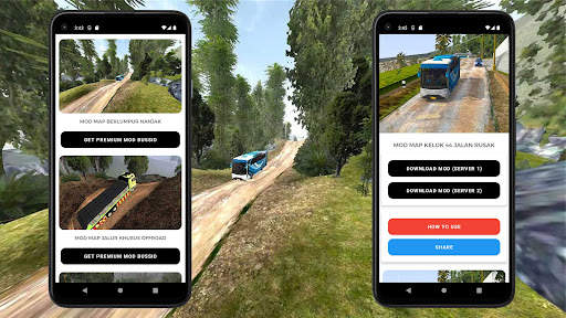 Mod Map Offroad Bussid screenshot 1