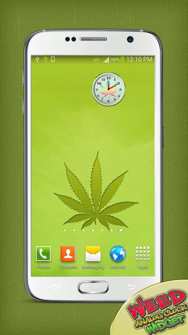 Weed Analog Clock Widget screenshot 5