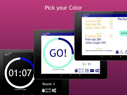 Go! Workouts: Tabata Exercises & Interval Timer screenshot 7