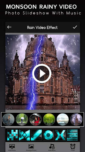 Rain Effect Video Maker : Photo Animation screenshot 5