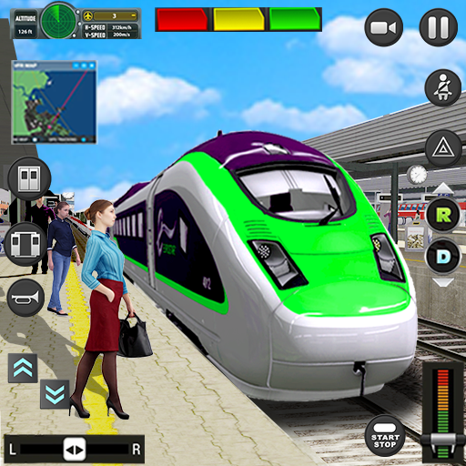 stad trein sim- trein spellen icon