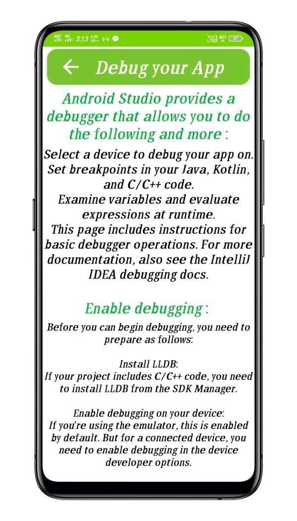 Tutorials For Android Studio® Quiz and Example-Pro screenshot 7