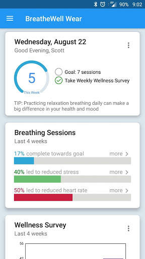 BreatheWell Wear screenshot 1