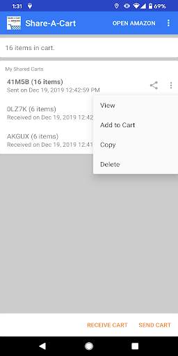 Share-A-Cart for Amazon screenshot 3