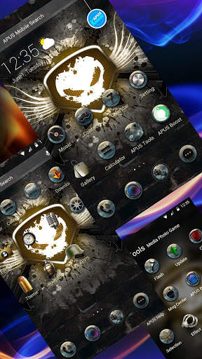 Guns Tough War - APUS free&fashion Theme screenshot 2