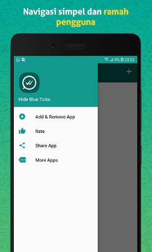 Sembunyikan Centang Biru WA screenshot 4