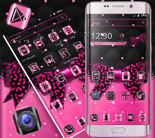 Pink Bowknot Launcher Theme🎀 screenshot 2