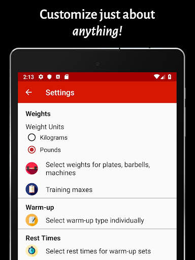 Persist: Workout Gym Log screenshot 16