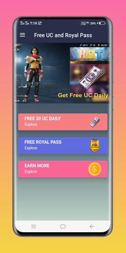 Free UC and Royal Pass - Season 18 screenshot 1