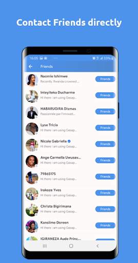 Gasape Messenger screenshot 2