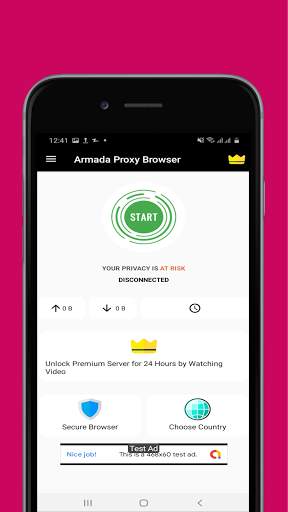 Armada Proxy Browser screenshot 1