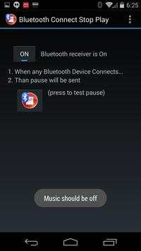 Bluetooth Connect & Stop Play स्क्रीनशॉट 2