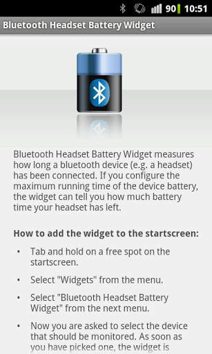 Bluetooth Headset Battery screenshot 2