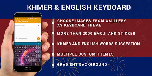 Khmer Keyboard for android & English Khmer Keypad screenshot 1