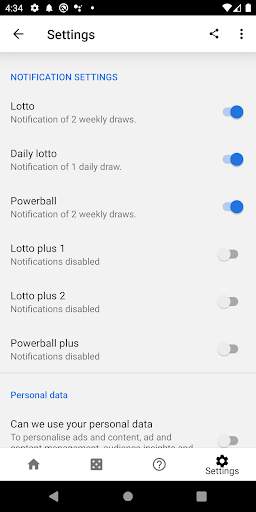 National Lottery — Results screenshot 7
